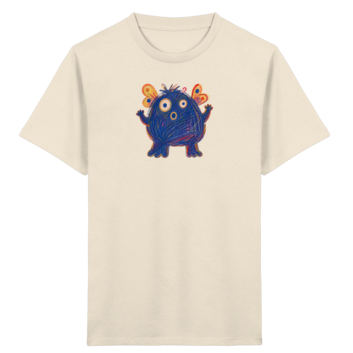 Flatterflauschi mit kleinen Flügeln - Kinder Bio T-Shirt