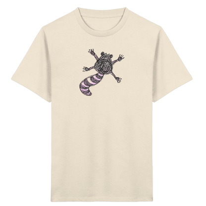 Waschbär von oben - Kinder Bio T-Shirt
