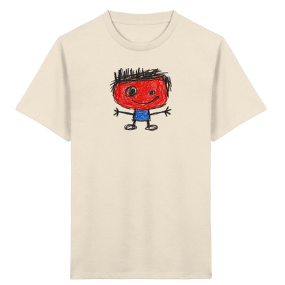 Kritzelkopf mit Bürstenhaar - Kinder Bio T-Shirt