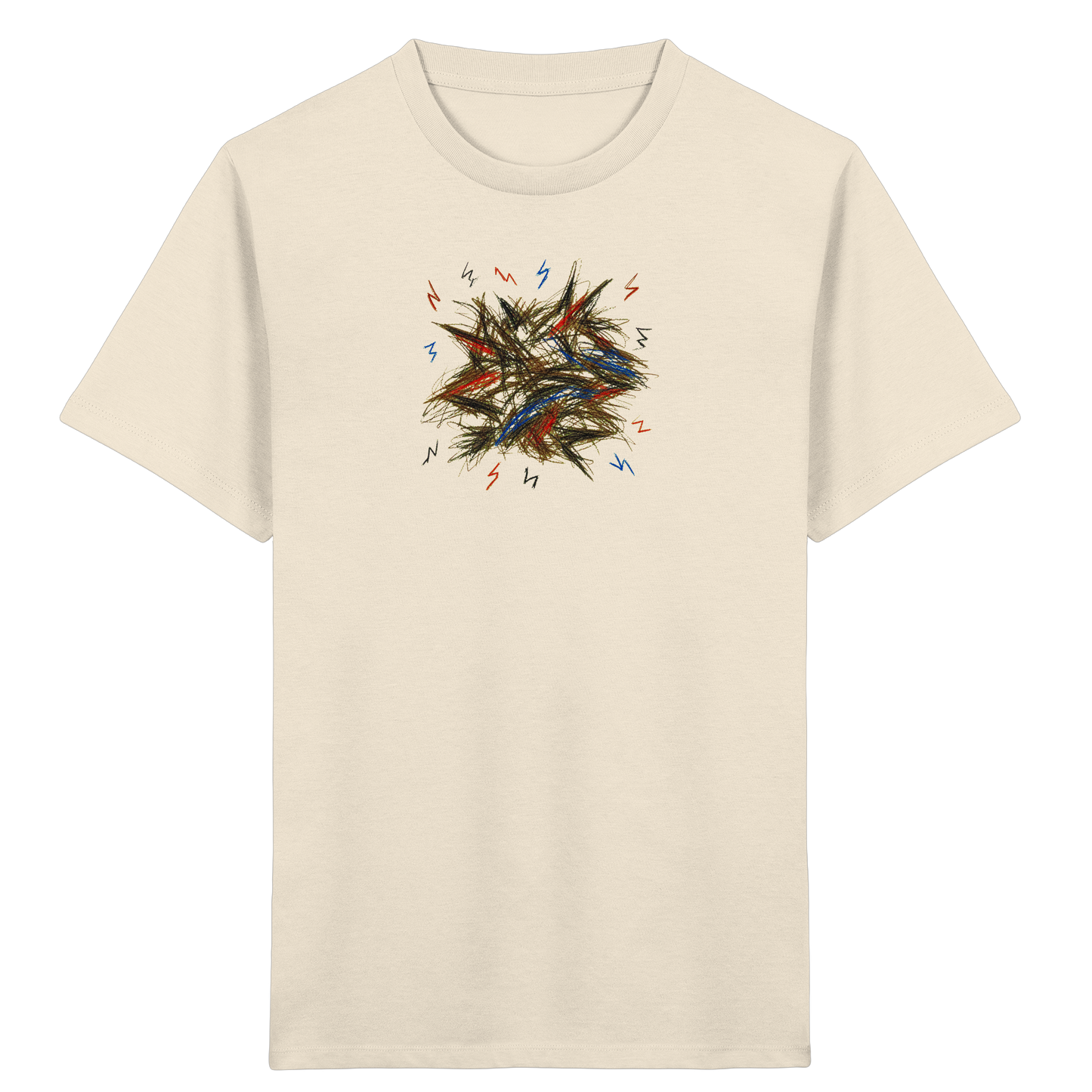 Wildes Energie T-Shirt mit Blitzen - Kinder Bio T-Shirt
