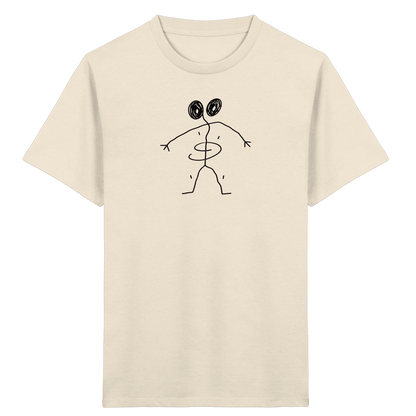 Spiraliger Linienfreund für Kinder - Kinder Bio T-Shirt