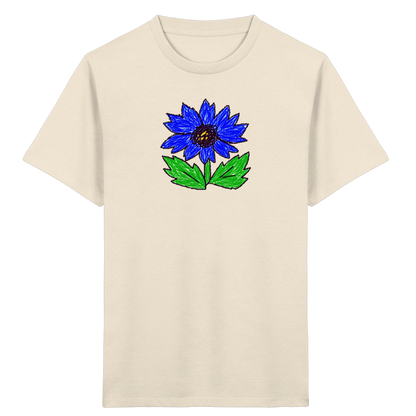 Kritzel Kornblume Kinder Shirt - Kinder Bio T-Shirt