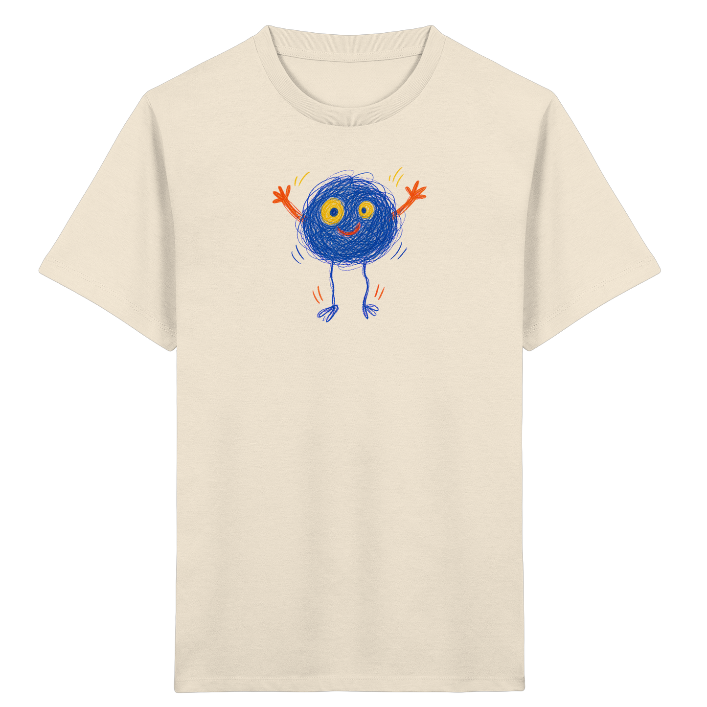 Hüpfkugel Kritzelmonster Kinder T-Shirt - Kinder Bio T-Shirt