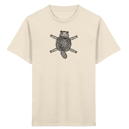 Murmeltier von oben - Kinder Bio T-Shirt