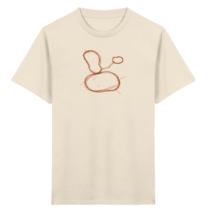 Kastanienbraune Formenfamilie Shirt - Kinder Bio T-Shirt