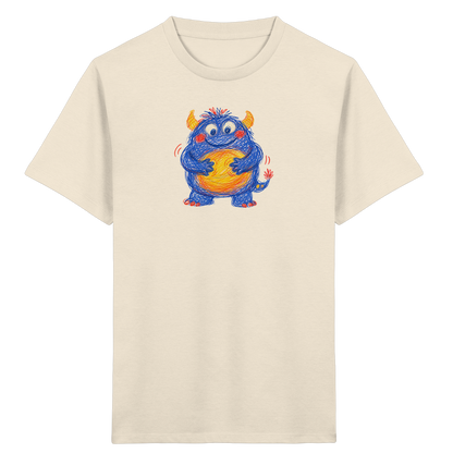 Bauchklopfer Monster Kinder Shirt - Kinder Bio T-Shirt