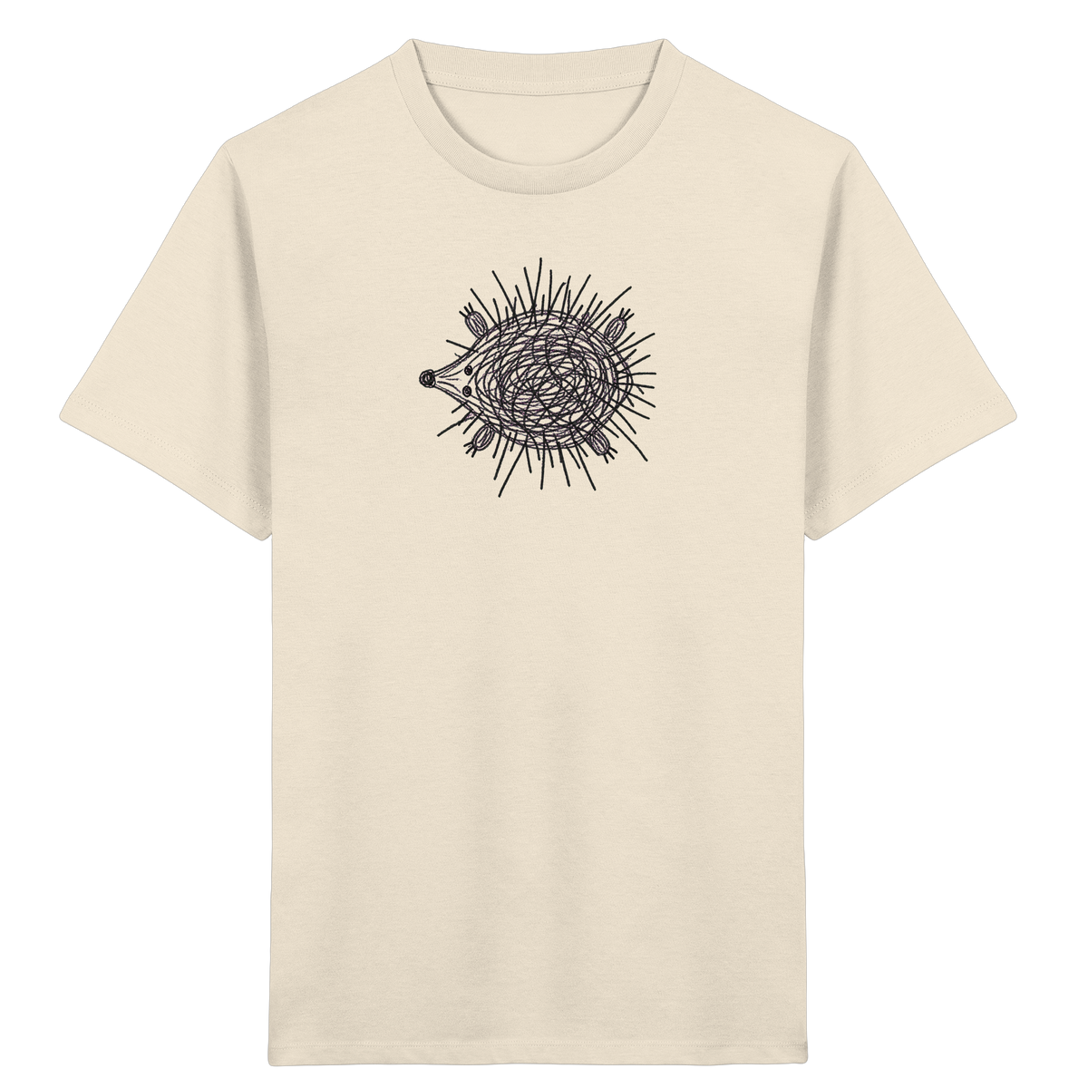 Igel von oben gezeichnet - Kinder Bio T-Shirt