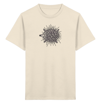 Igel von oben gezeichnet - Kinder Bio T-Shirt