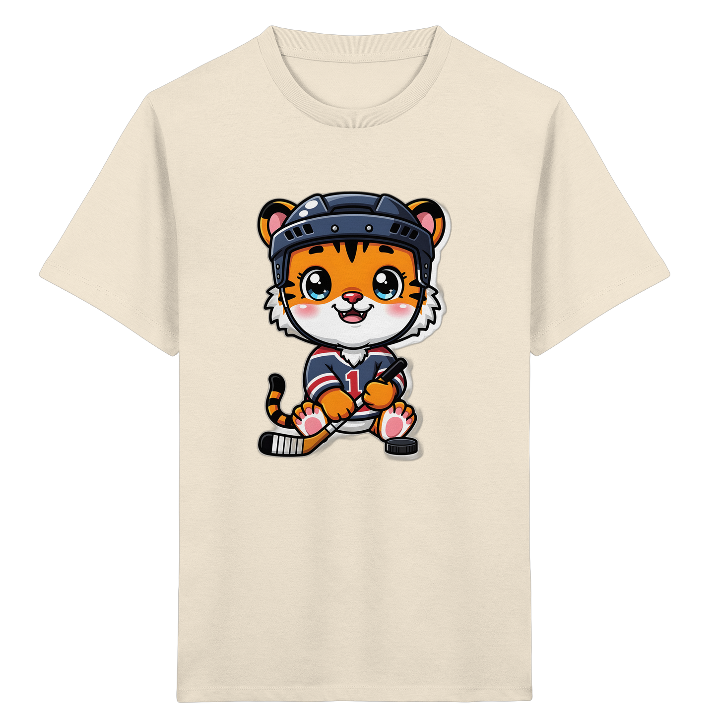 Eishockey Tiger: Cooles Kinder T-Shirt
