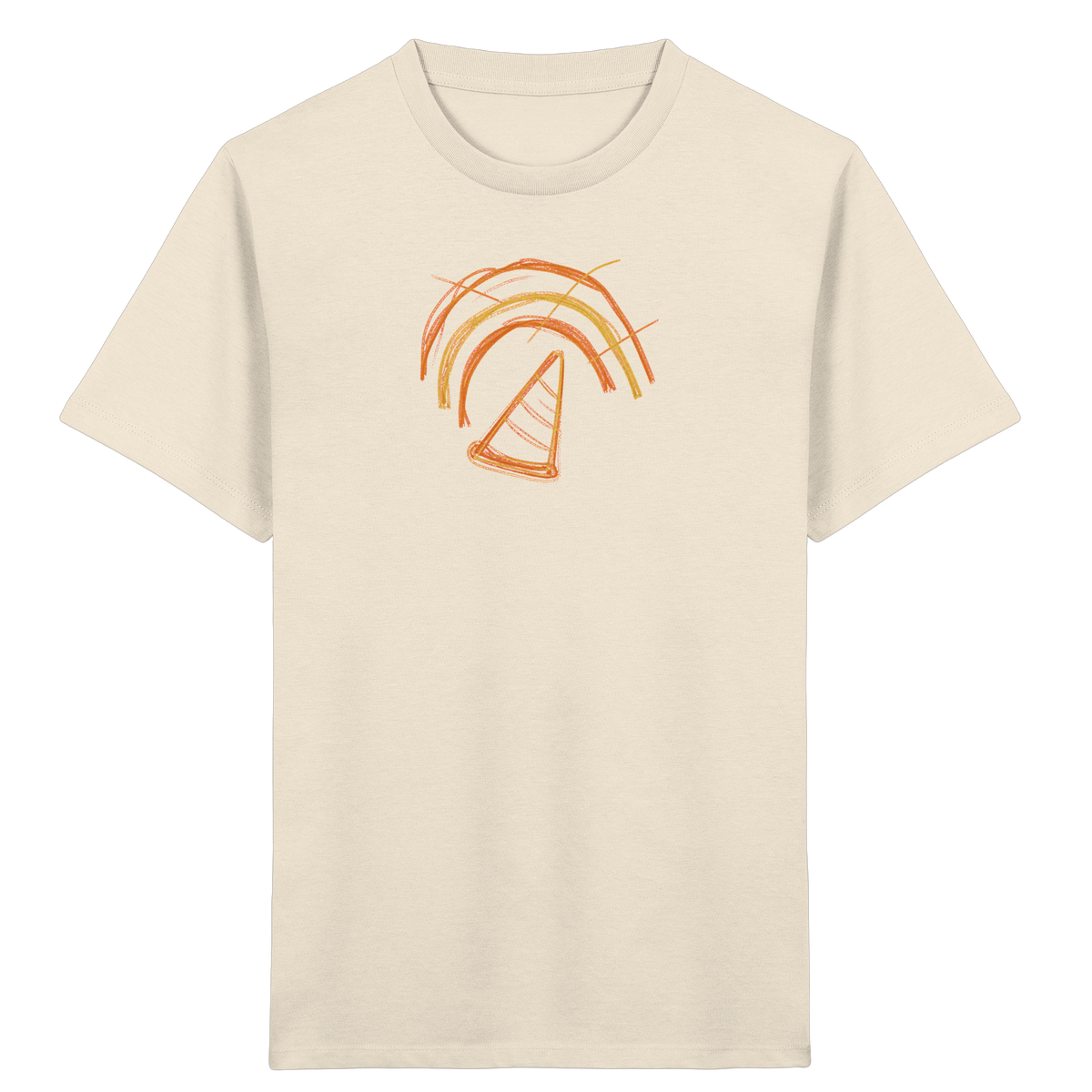 Wackelregenbogen mit Schultüte - Kinder Bio T-Shirt