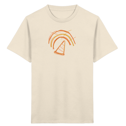Wackelregenbogen mit Schultüte - Kinder Bio T-Shirt