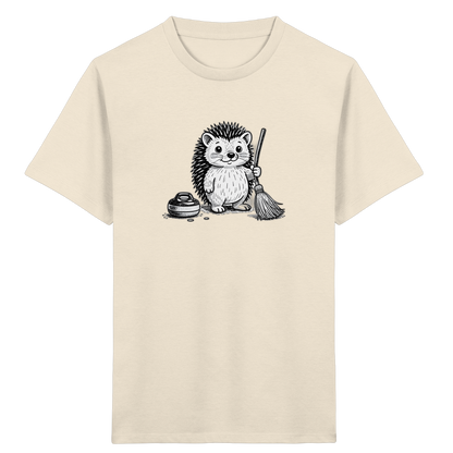 Igel beim Curling: Kinder T-Shirt - Kinder Bio T-Shirt