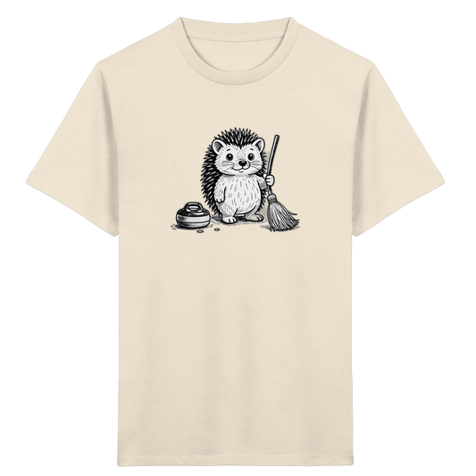 Igel beim Curling: Kinder T-Shirt - Kinder Bio T-Shirt