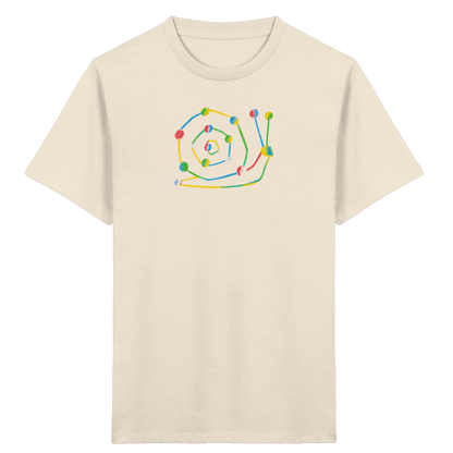 Farbpunkt Schnecke Kinder Shirt - Kinder Bio T-Shirt