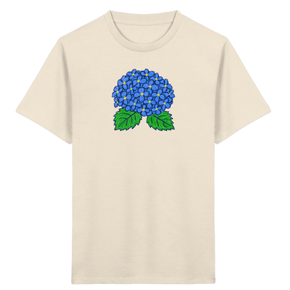 Kritzel Hortensie Kinder Shirt - Kinder Bio T-Shirt