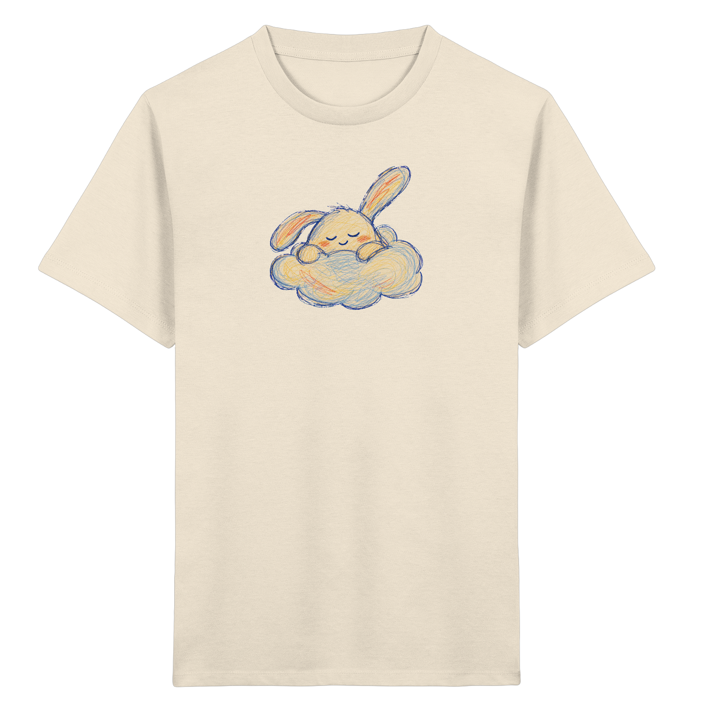 Schlafmonster im weichen Wolkenbett - Kinder Bio T-Shirt