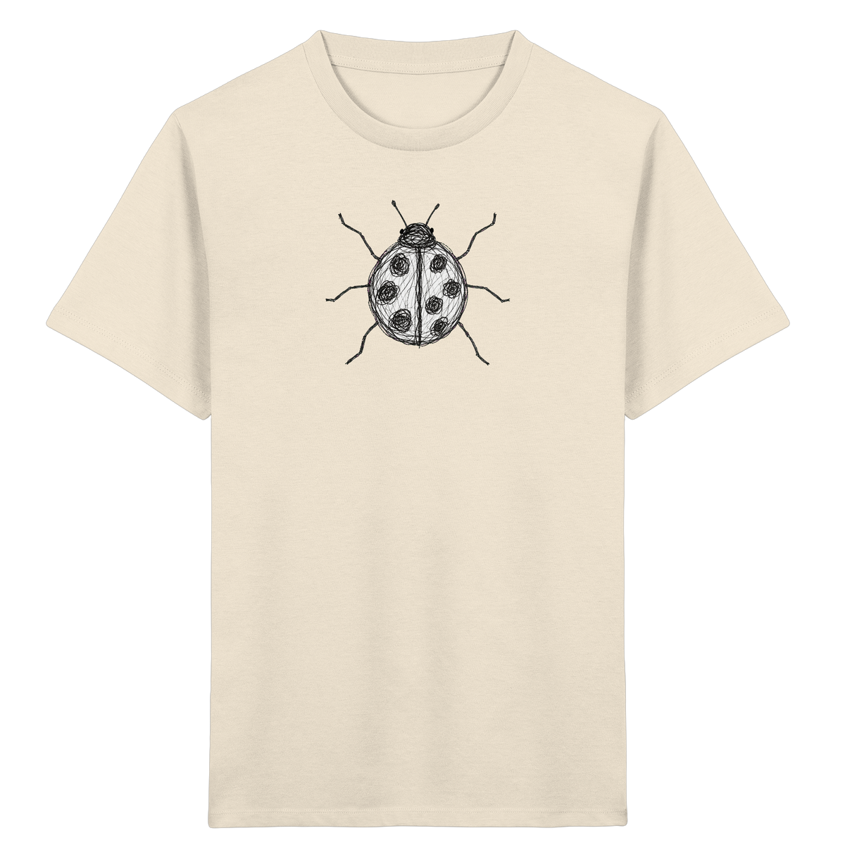 Marienkäfer von oben - Kinder Bio T-Shirt