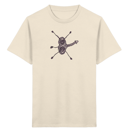 Kamel von oben gezeichnet - Kinder Bio T-Shirt
