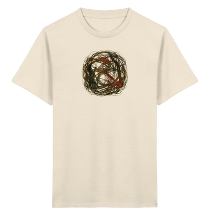 Wildes Kreide Knäuel Natur T-Shirt - Kinder Bio T-Shirt