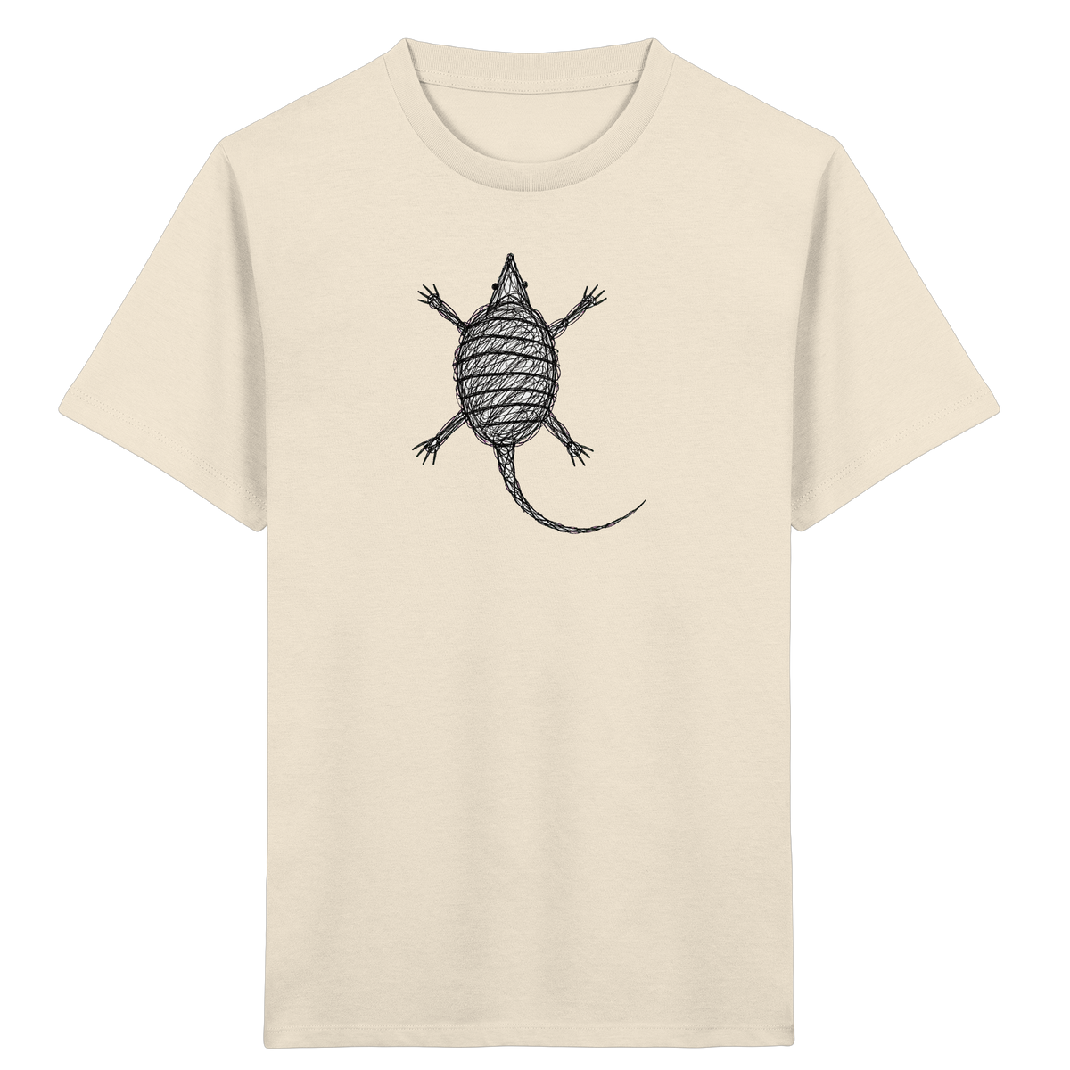 Gürteltier von oben - Kinder Bio T-Shirt