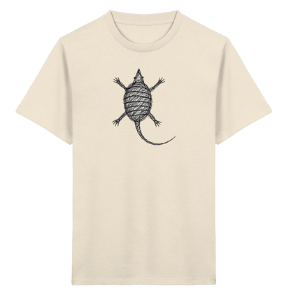 Gürteltier von oben - Kinder Bio T-Shirt
