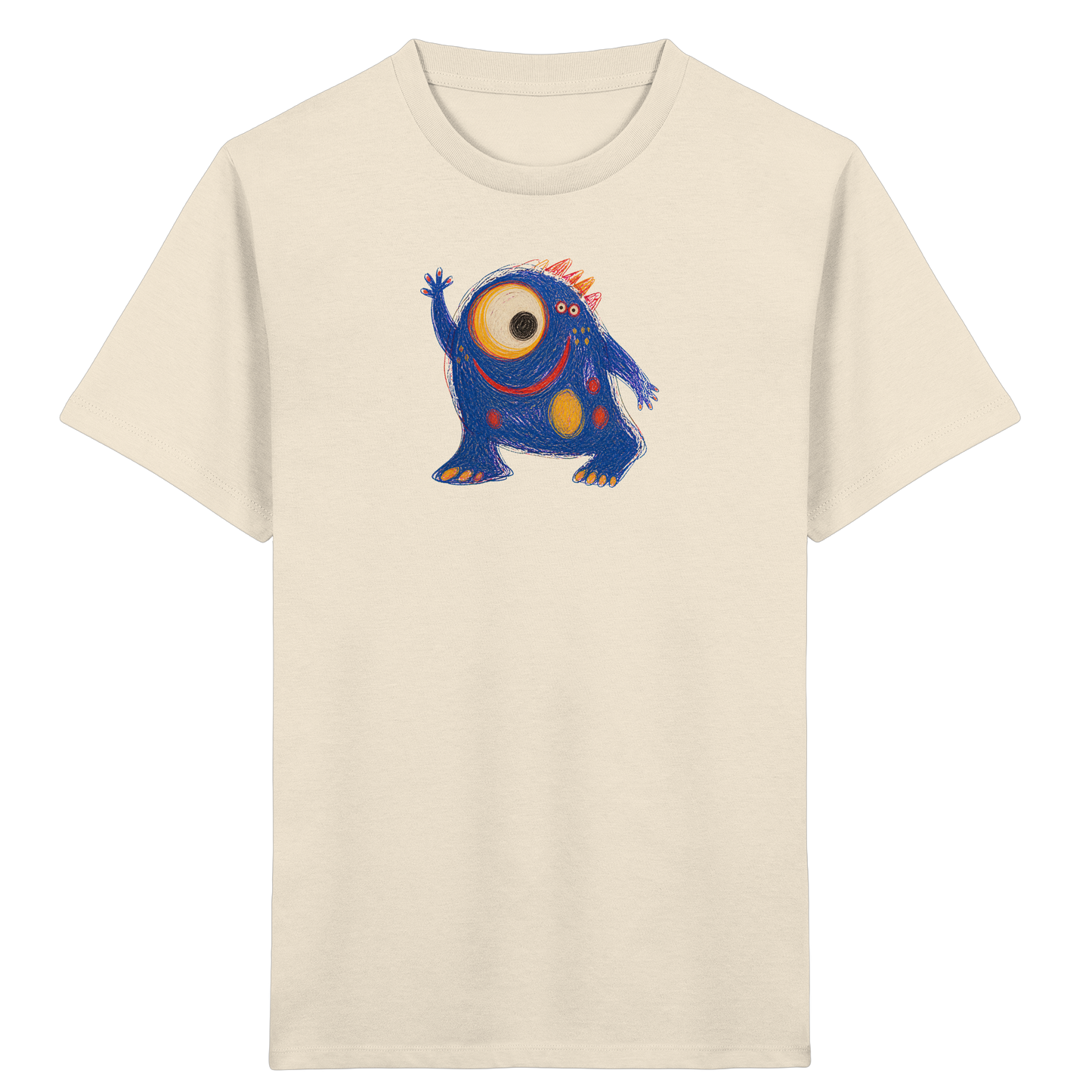 Kullerauge Kritzelmonster Kinder Shirt - Kinder Bio T-Shirt