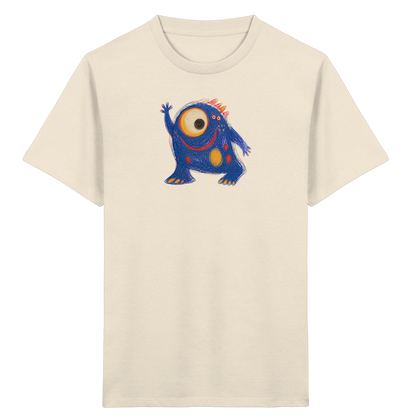 Kullerauge Kritzelmonster Kinder Shirt - Kinder Bio T-Shirt