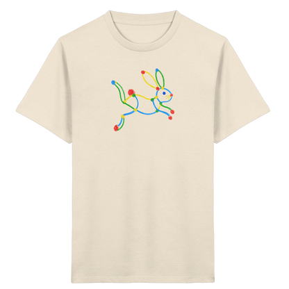 Farbpunkt Hase Kinder Shirt - Kinder Bio T-Shirt