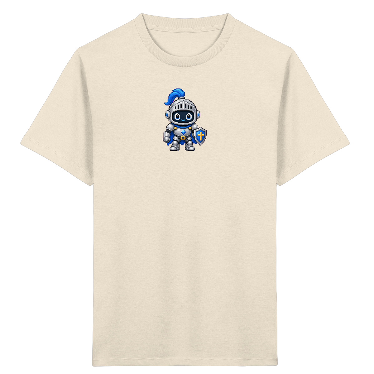 Pixel Ritter T-Shirt: Held im Spiel - Kinder T-Shirt