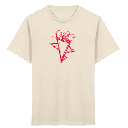 Tomatenrote Wackel-Schultüte - Kinder Bio T-Shirt