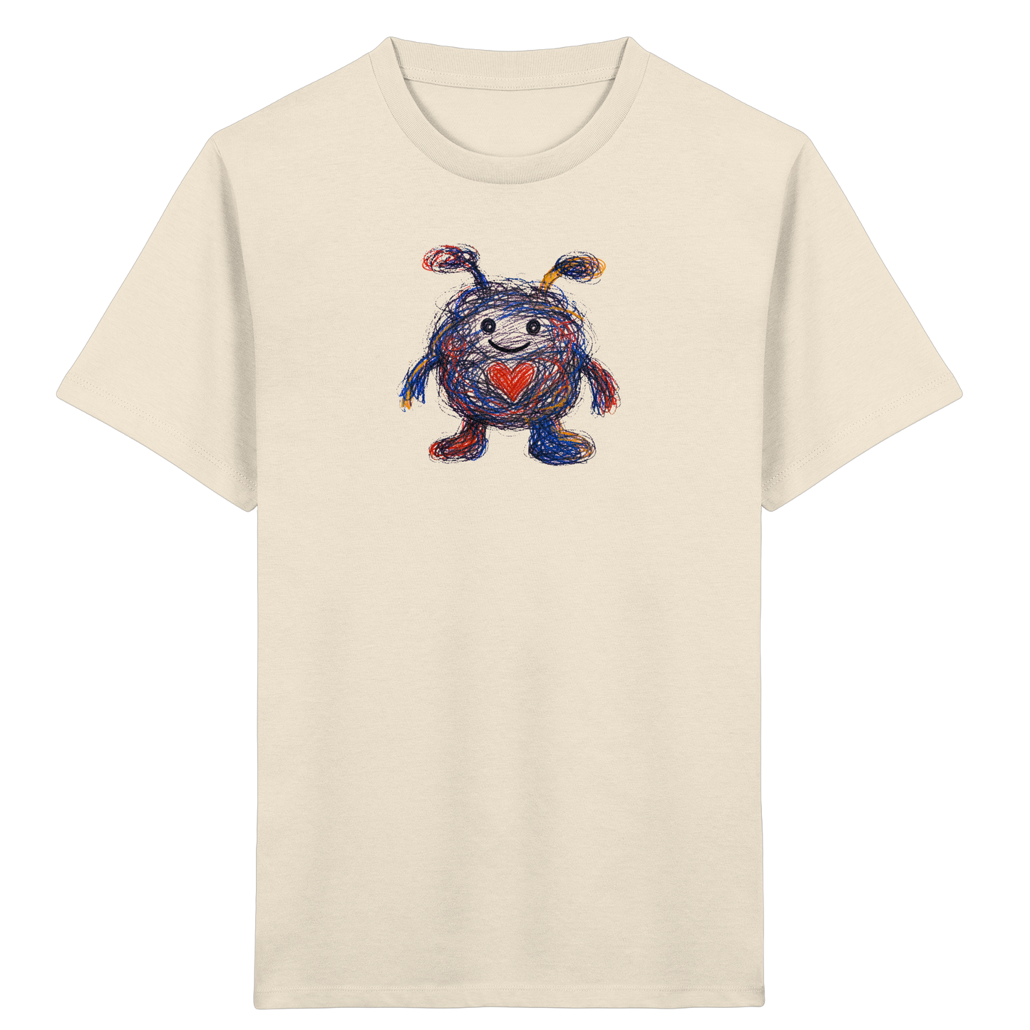 Herzknäuel Monster Kinder T-Shirt - Kinder Bio T-Shirt