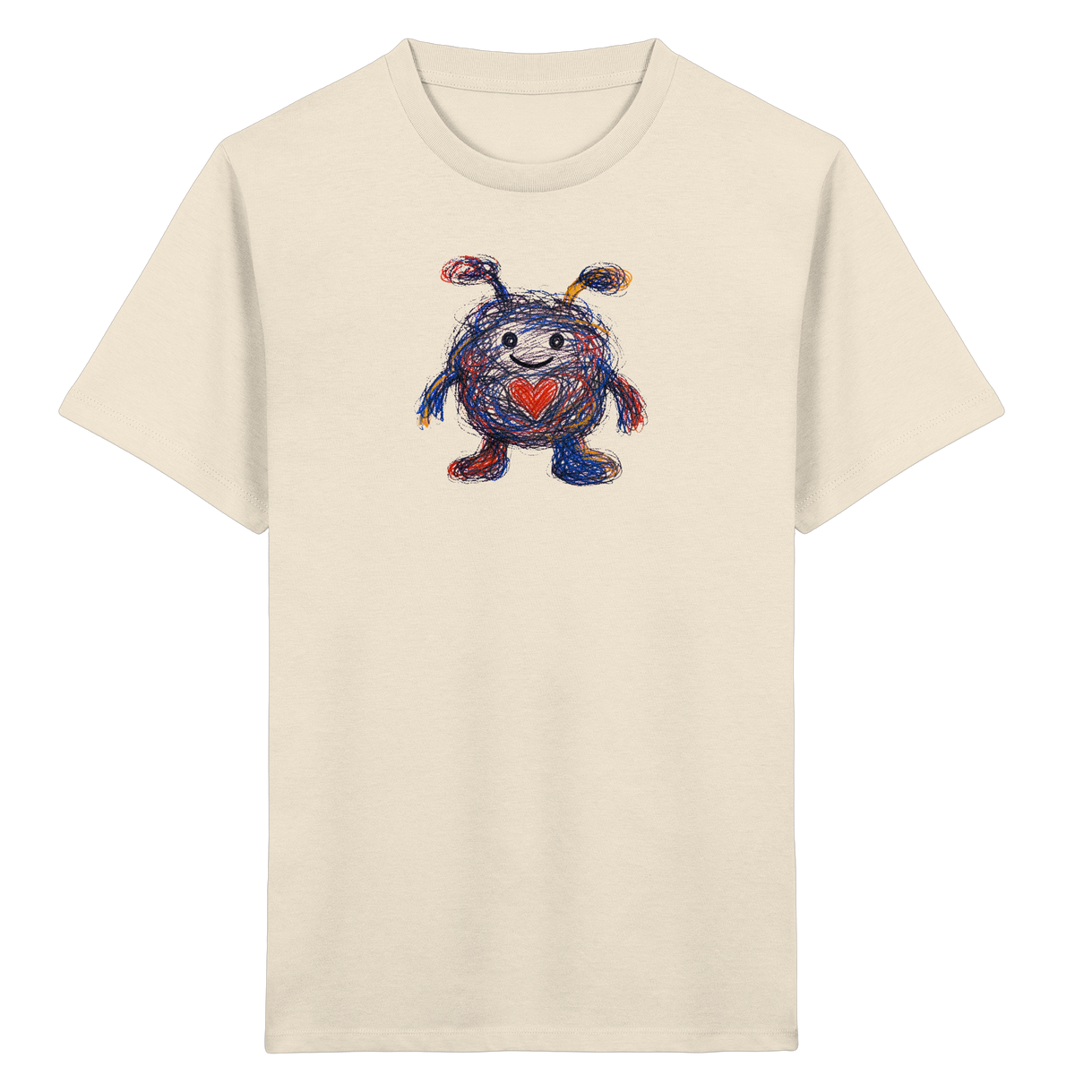 Herzknäuel Monster Kinder T-Shirt - Kinder Bio T-Shirt
