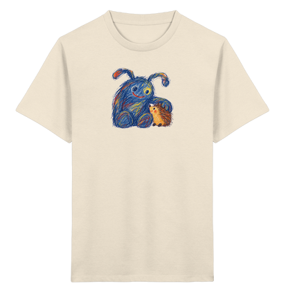 Igelkumpel Monster Freundschaft - Kinder Bio T-Shirt