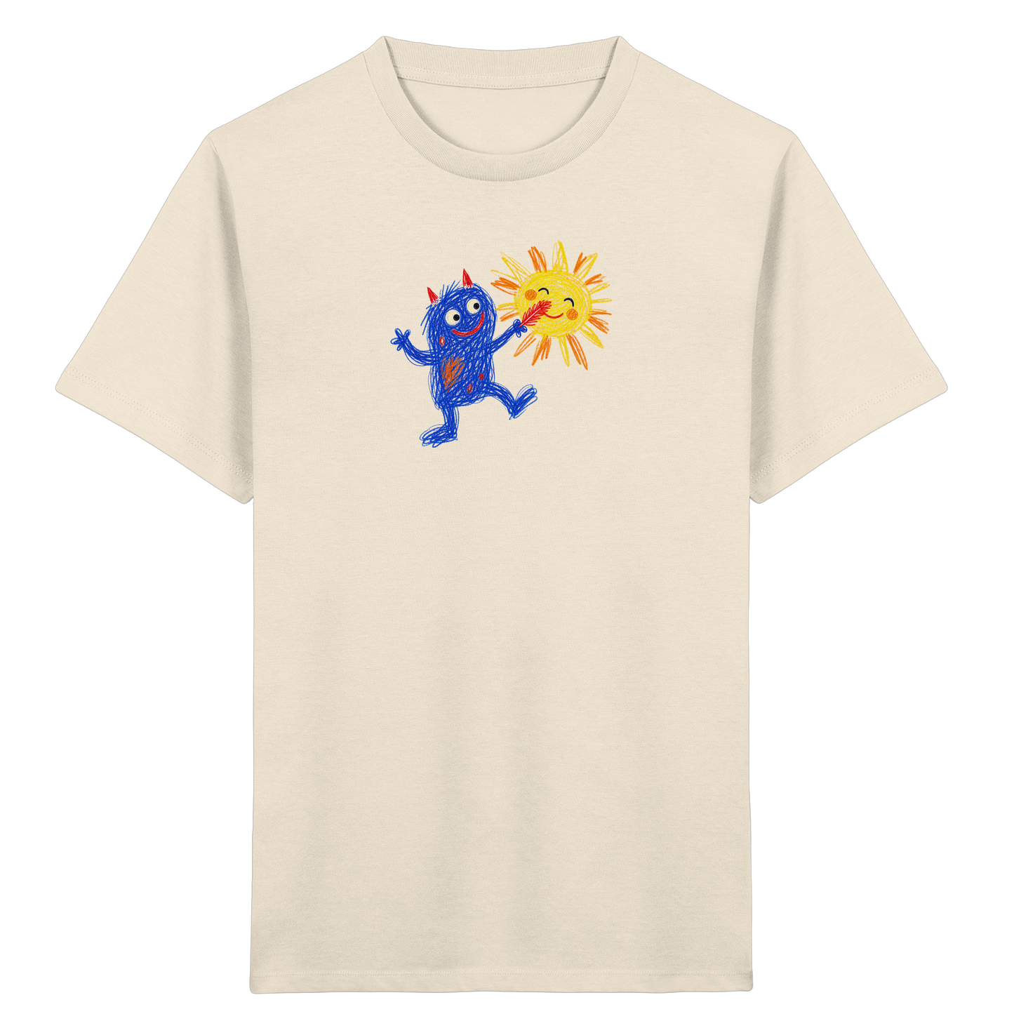 Sonnenkitzler Monster Kinder Shirt - Kinder Bio T-Shirt