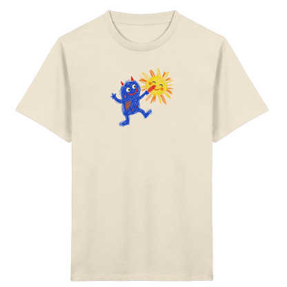 Sonnenkitzler Monster Kinder Shirt - Kinder Bio T-Shirt