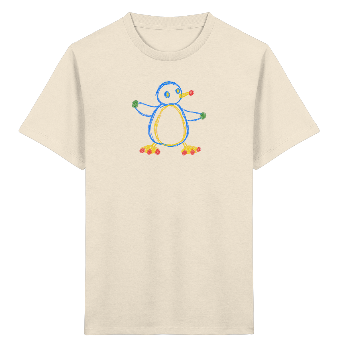 Farbpunkt Pinguin Kinder Shirt - Kinder Bio T-Shirt
