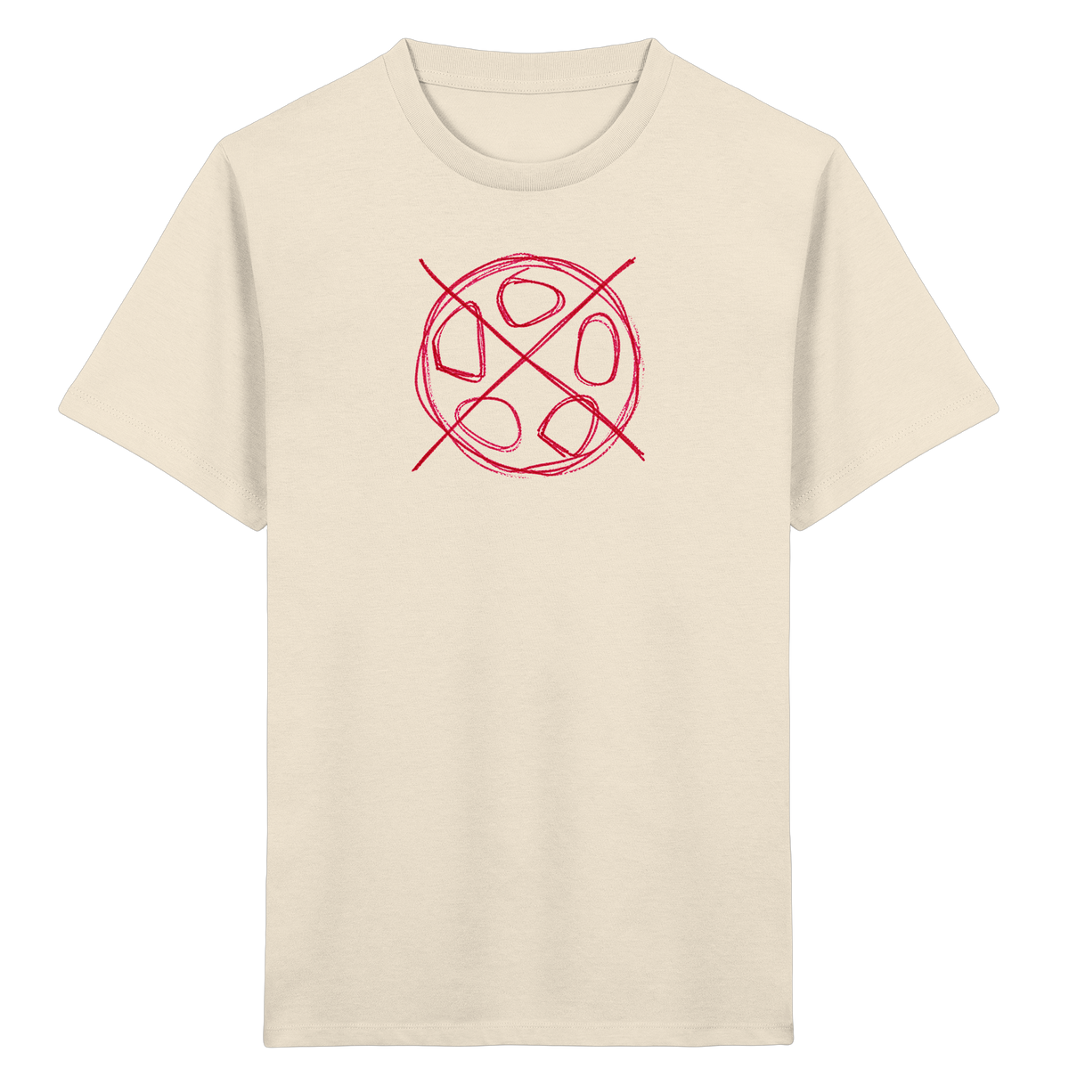 Krakel Fußball mit Stiften - Kinder Bio T-Shirt