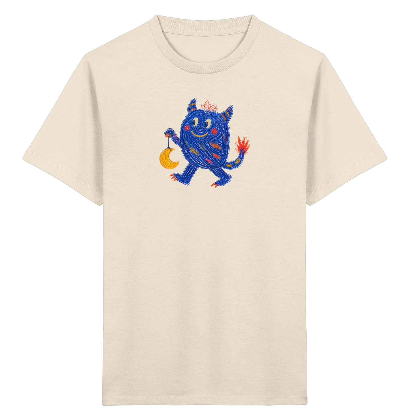 Mondlaterne Monster Kinder T-Shirt - Kinder Bio T-Shirt