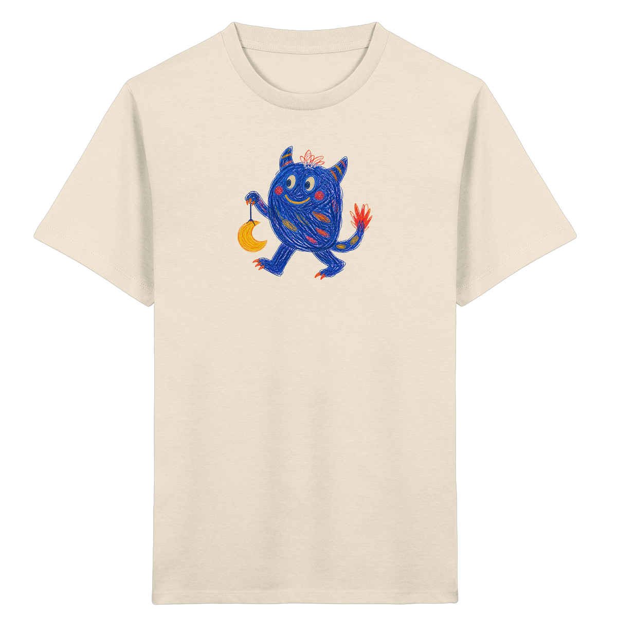 Mondlaterne Monster Kinder T-Shirt - Kinder Bio T-Shirt