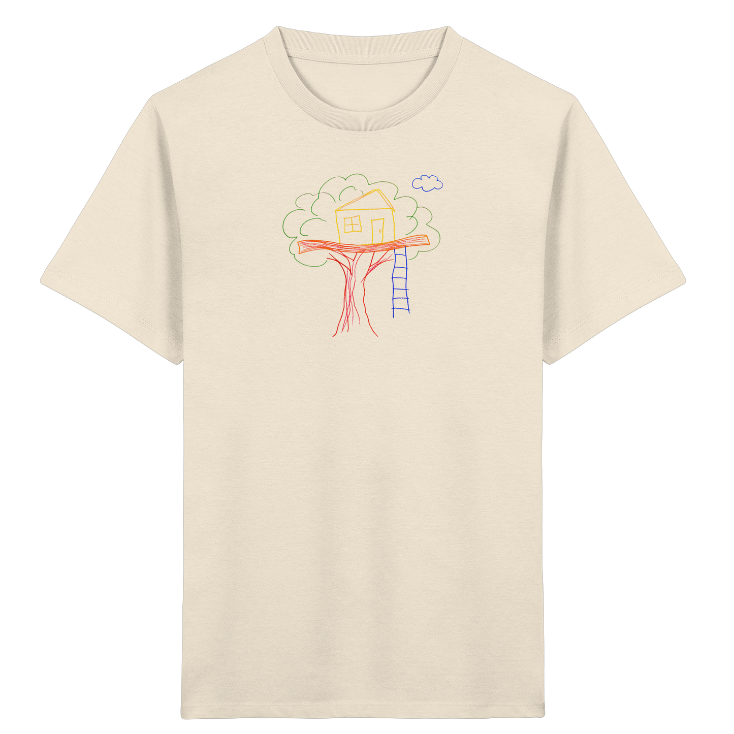 Verspieltes Baumhaus T-Shirt für Abenteurer - Kinder Bio T-Shirt