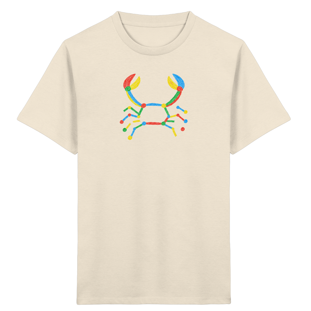 Bunte Farbpunkt Krabbe - Kinder Bio T-Shirt