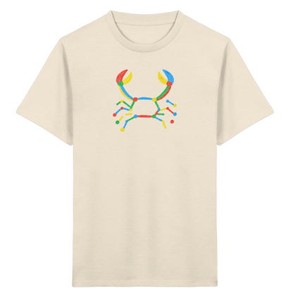 Bunte Farbpunkt Krabbe - Kinder Bio T-Shirt