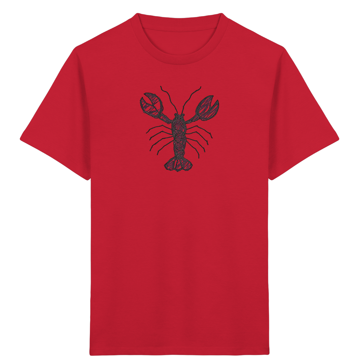 Hummer von oben gezeichnet - Kinder Bio T-Shirt