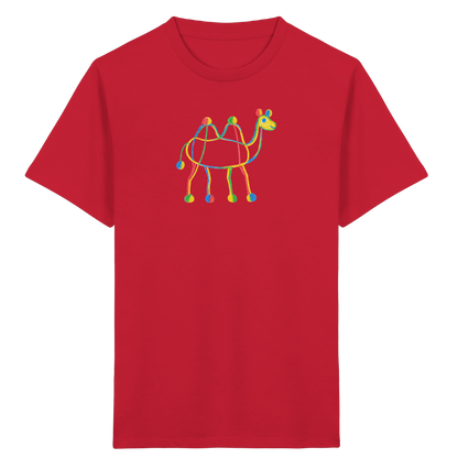 Farbpunkt Kamel Kinder Shirt - Kinder Bio T-Shirt