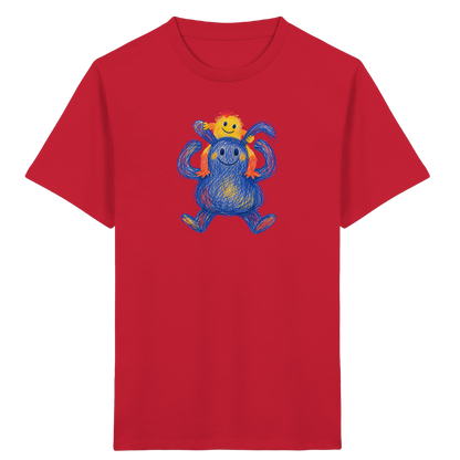 Huckepack Monster Kinder T-Shirt - Kinder Bio T-Shirt