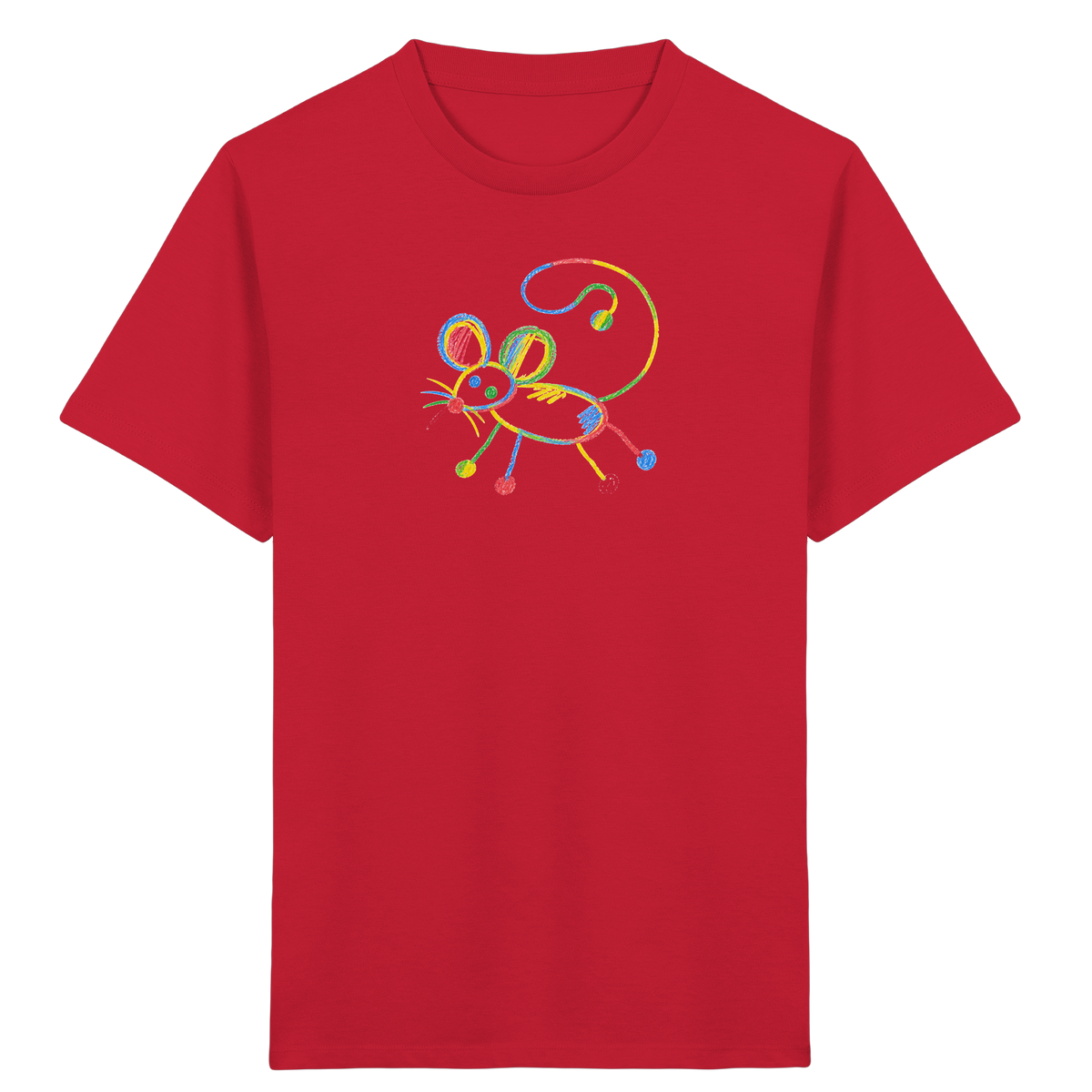 Farbpunkt Maus Kinder Shirt - Kinder Bio T-Shirt