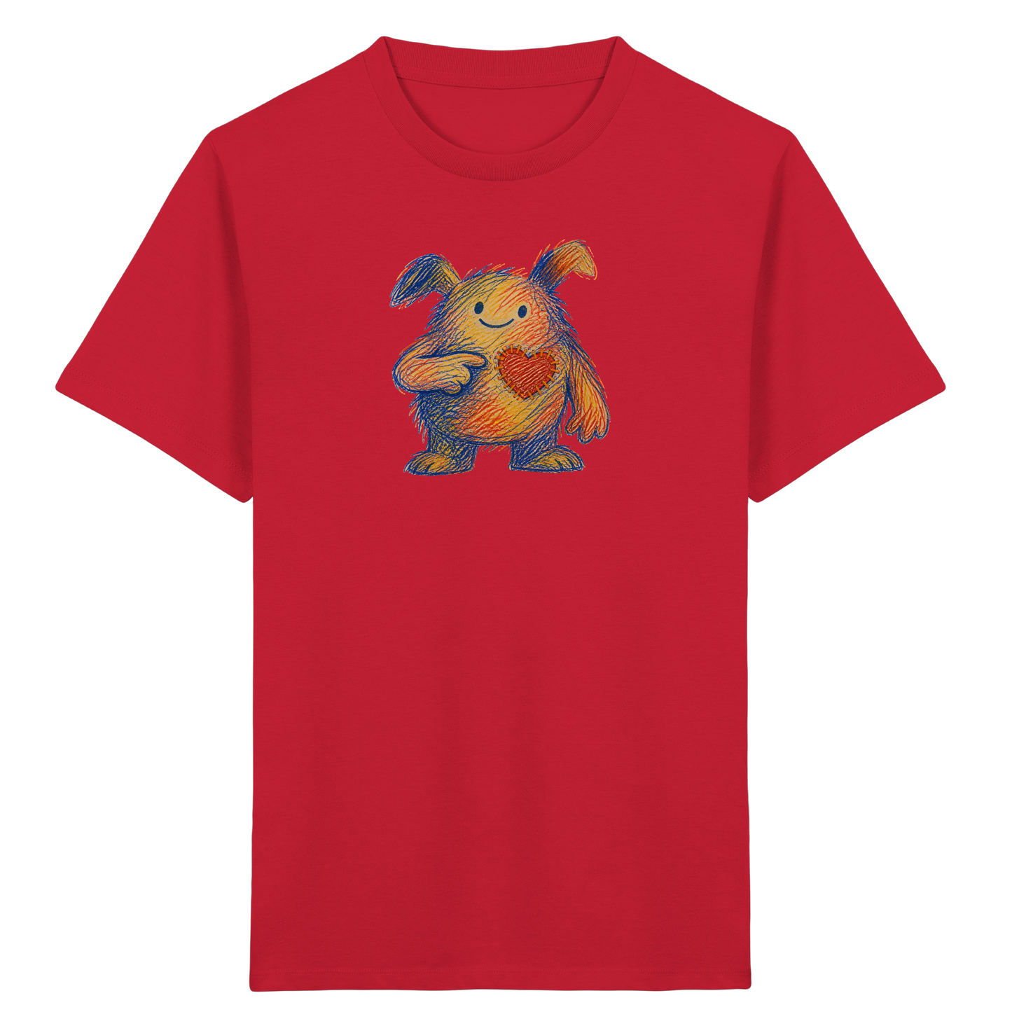 Flickenfreund Monster Kinder Shirt - Kinder Bio T-Shirt