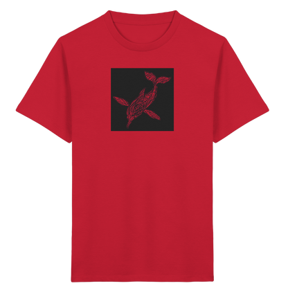 Delfin von oben - Kinder Bio T-Shirt