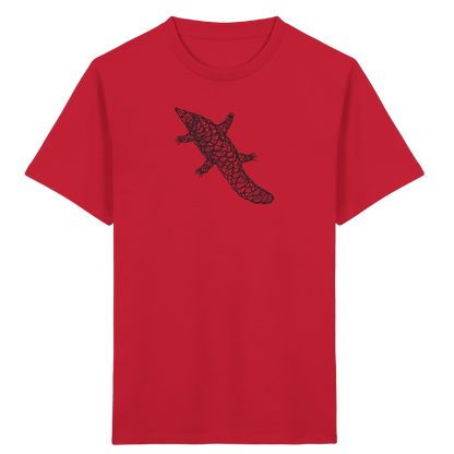 Schuppentier von oben - Kinder Bio T-Shirt