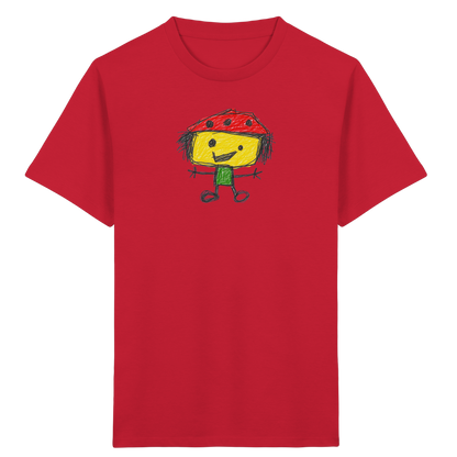 Kritzelkopf mit Tupfenhut - Kinder Bio T-Shirt